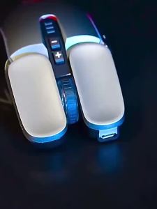 2024 Không Dây Chuột Chơi Game Gamer RGB USB Thông Minh Ở Có Thể Sạc Lại Bốn DPI 2.4G Câm Im Lặng Chuột Với 600MAh Cho Máy Tính Xách Tay PC