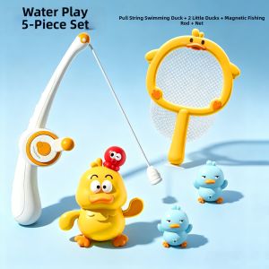 TonGJishi | Bathtub Toy Duck Magnetic Fishing Playset