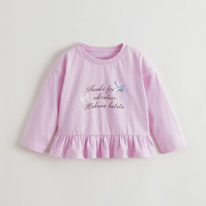 Marc&Janie | Elegant Bow Letter Lace T-Shirt