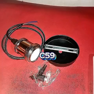 C59 RUMAH LAMPU E27 GANTUNG FITTING ESTENTIK ORI 100% KUNINGAN MODEL RETRO JADUL DEKORASI LAMPU BOHLAM DESIGN KLASIK FITING PLAFON PARALEL TAHAN PANAS LUAR RUANGAN Outdoor Indoor RUMAH AC DC LISTRIK WATT W TAHAN TERMINAL KUNINGAN TEMBAGA  Deskripsi Produk