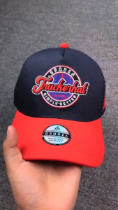 Grogea Topi Kasual Pria Wanita Trucker Hat Bordir 3D Twill Cotton Premium