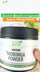 Love Earth Organic Moringa Powder Daun Kelor 185g