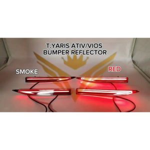 [ 2PCS ] TOYOTA VIOS YARIS 2022 2024 ATIV REAR BUMPER REFLECTOR TAIL LAMP RUNNING SIGNAL BRAKE LIGHT