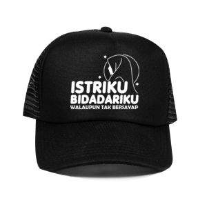 Topi Jaring Trucker Sablon Istriku Bidadariku Terbaru