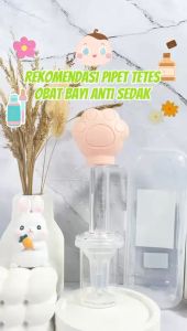 Momosee Medicine Feeder Bayi Anti Sedak Pipet Tetes Obat Bayi Dispenser Obat Anak CJ152