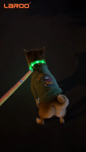 【SG】LAROO Glow Pup LED Dog Cat Collar USB Rechargeable Light Water Resistant Flashing Night Safety Fast Shipping DIY Cuttable Fast Delivery
