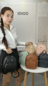 Balo da nữ đi chơi ba lô công sở nhỏ gọn xinh xắn IDIGO FBP2 - 2021