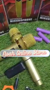 FLECO~Mic Wireless / Mic Double Wireless Fleco F-12Bc VHF | Mic Ori / MIC KARAOKE | Microphone Karoke Mic Duet | Mic Bluetooth Karaoke Tanpa Kabel | Mic Karaoke Suara Jernih ~ Noah Online Store