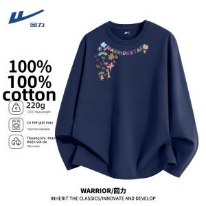Warrior | Áo Thun Tay Dài Cotton Đồ Lót Mùa Thu