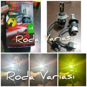 LED H4 Macrone New MC6 - 3 Warna Super Terang