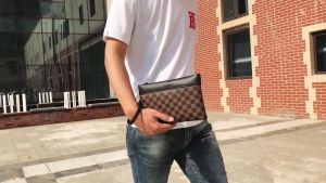 Dompet Clutch Pria Dompet Pria Kulit Dompet Tangan Laki laki Tas Tangan Cowok Motif Dompet Besar Laki laki Klasik