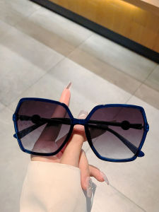 Elegant Stylish Korean UVB Protection Sunshade Sunglasses for Men and Women Polygon Shape with Mirror Accessories