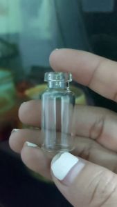 ขวด 3 มล. (100ใบ) ขวดใส 3cc ขวดแก้ว 3ml จุกขาว + ฝาครอบ (ส่งสินค้าทุกวัน จ-อ-พ-พฤ-ศ-ส) ร้านTnoy Package บรรจุภัณฑ์