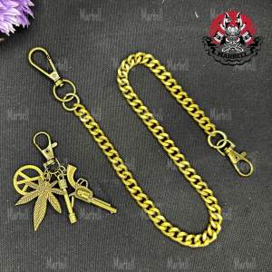 New โซ่ทองเหลืองแท้100% และชุดพวงกุญแจ สินค้าดีและถูก