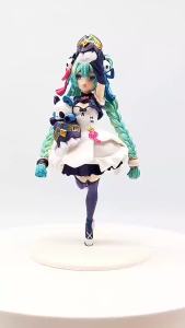 Bandai | Animation Hatsune Miku Figure Anime Goddess Hatsune Miku Handmade PVC Model Decoration Birthday Gift Animation Surroundings