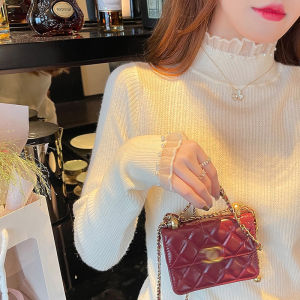 Elegant Stylish Spring New Design Niche Half-high Collar Knitwear