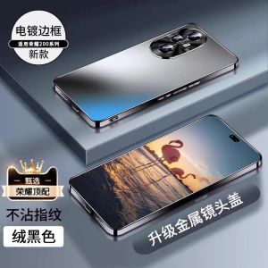 เคสโทรศัพท์มือถือ Honor 200 pro แบบกระจกเงาป้องกันการตกหล่น ดีไซน์เรียบง่าย สไตล์หรูหรา เคลือบด้าน ป้องกันเลนส์