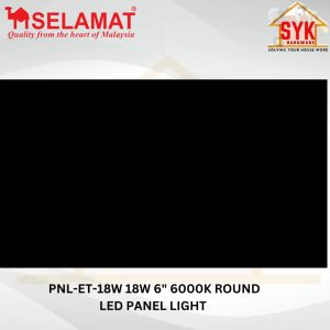 SYK Selamat PNL-ET-18W 18W 6" 6000K Round LED Panel Light Daylight Downlight Home Room Ceiling Lamp Lighting Home Decor