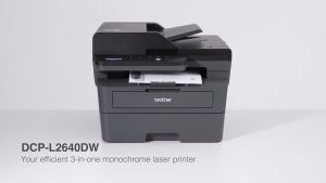 Brother DCP-L2640DW 3-in-1 Wireless Mono Laserjet Printer | Auto 2-sided Print | Replace L2550DW
