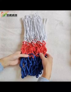 CeeJay ตาข่ายห่วงบาส ตาข่ายไนล่อน อย่างดี เชือกร่ม 4mm/5mm Basketball rack net