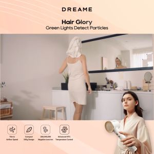 Dreame Hair Glory Hair Dryer Pengering Rambut - White