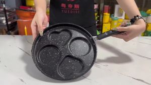 [กะทะทอดไข่ดาว กระทะหลุม ทอดง่าย ไม่ติดกระทะ กระทะเคลือบ ทำจากอลูมิเนียมอัลลอยคู่ความสวยที่ 3 ซมูม มันเป็นทำเมนูได้หลากหลาย มีให้เลือก 2 แบบ]