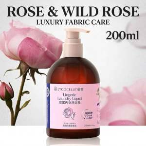 LYCOCELLE Lingerie Laundry Liquid Detergent 200ml - Anti-Bacterial & Blood Stain Removal