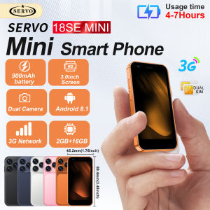 SERVO | SERVO 18SE mini Smartphone Android 8.1 3G WCDMA Dual SIM Standby 3.0-inch Display Screen 2GB RAM+16GB Play Store mobile phones