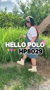 Hello Polo รองเท้ายางeva กันน้ำ แฟชั่น รองเท้าบูทหุ้มข้อ รองเท้าบูทกันฝน รองเท้าบูทบูทกันน้ำ Size 36-41 HP8029