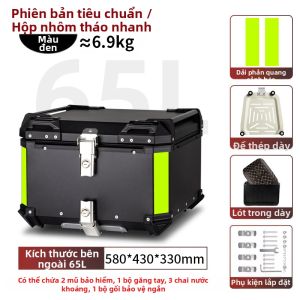 BONINGYU | Hộp Đuôi Nhôm Dung Lượng Lớn