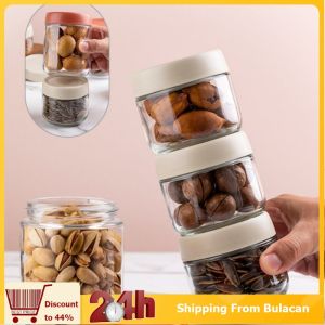 250ml Kitchen Food Grade Sealed Fully Enclosed Glass Storage Jars Moisture-proof Seasoning Jar