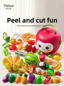 YISBRO | Cuttable Peelable Fruit Playset Toy