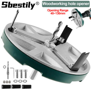 45-130mm Adjustable Multifunctional Universal Hole Opener Diameter Woodworking Hole Adjustable Opener Drill Drilling Bit Tool