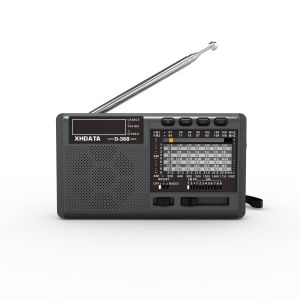 XHDATA | XHDATA D-368/ D-328 Portable Radio FM1-2/AM/SW 12 Band MP3 Player Bluetooth/TF Card With Headphone Jack For elder Easy Use