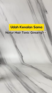 NATUR Natural Extract Hair Tonic Aloe Vera Extract | Ginseng Extract - 50ml / 90ml
