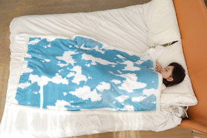 Thickened Double Layer Flannel Blanket Office Nap Winter Shoulder Shawl Student Multifunctional Air Conditioner Extended Length