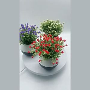 Mô phỏng chậu cây xanh đồ trang trí bàn mô phỏng sáng tạo hoa và chậu cây xanh