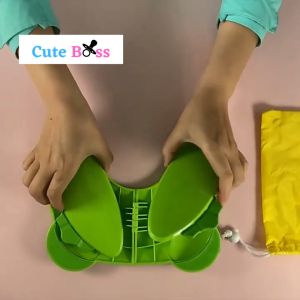 Foldable Potty Toilet Training Seat Portable Travel Toilet Seat Carry Bag Folding Toilet Trainer Training Toilet Seat