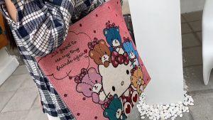 TB136 - Totebag Resleting Totebag Kanvas Totebag Wanita Tas Kuliah Totebag Besar