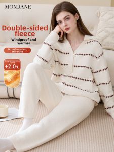 Mom Jane | Warm Velvet Postpartum Sleepwear Pajamas