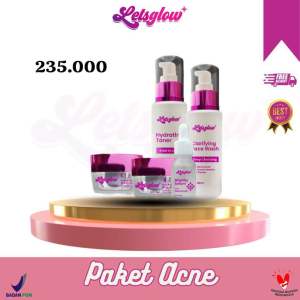 LETSGLOW SKINCARE / LETS GLOW ORIGINAL VIRAL AMAN BPOM