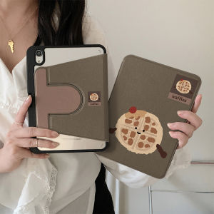 Jellycat Cartoon Waffle Design 360 Degree Rotating Compatible with 11 Inch Protective Case Air7/6 New Model 10 with Pen Slot 11 Inch Anti-Fall 10.9  Tablet Protective Case Mini7 for Women