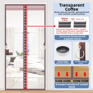 ZIMENGYUAN | Cold Air Blocking Insulated Kitchen Curtain