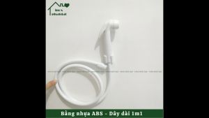 Vòi xịt vệ sinh bằng nhựa ABS PHÁT ĐẠT vòi xịt bồn cầu nhà tắm vòi xịt toilet tolet (SP134)