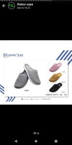sandal slop porto untuk wanita pengiriman cepat