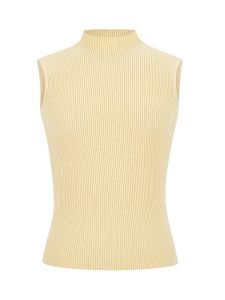 Áo Len Dệt Kim Không Tay Cổ Cao Màu Xám Ôm Vừa Vặn Cho Nữ Mùa Đông 2025 Phong Cách Mới Áo Khoác Ngoài Đơn Giản