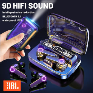 ♥จำกัด Gratis Ongkir♥M19หูฟังชุดหูฟัง TWS อัจฉริยะไร้สายควบคุมด้วยระบบสัมผัสรองรับบลูทูธจอLED กันน้ำได้กับไมโครโฟน