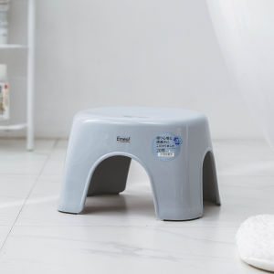 Stool ASVEL สำหรับห้องน้ำแบบพลาสติกหนา กันลื่น ขนาดเล็ก สไตล์ญี่ปุ่น ไม่ต้องประกอบ ที่นั่งสำหรับอาบน้ำในห้องน้ำ