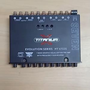 kimphat  TITANIUM-X ปรี7แบน แยกซับ วอลลุ่มกันฝุ่น อย่างดี ท้ายทิฟฟานี งานดี เสียงผ่านแน่นอน MT-X702S