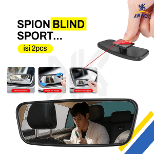 [KN ACC] NVN-PM03 TAMBAHAN KACA SPION MOBIL UNTUK BLIND SPOT ISI 2 PCS WITH FRAME